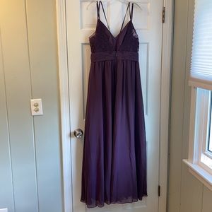 Azazie Blake Bridesmaid Dress Plum